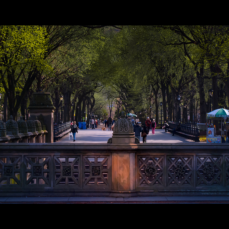 Hot dog in Central Park and she laughed at me